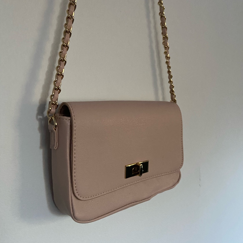 Powdery Pink Crossbody Bag